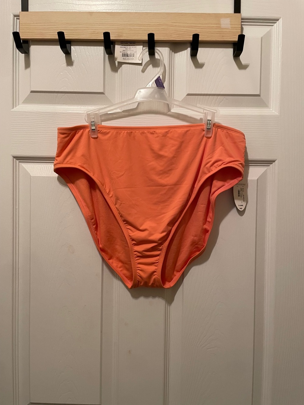 Muynah High-Rise Coral Bikini Bottoms